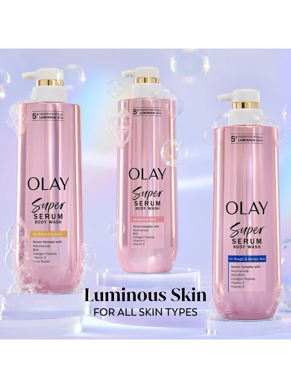 OLAY Super Serum Body Wash For Rough & Bumpy Skin 18.5oz